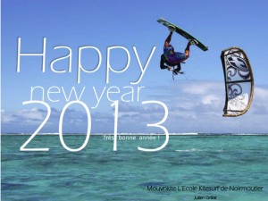 Bonne année 2013 école kitesurf Noirmoutier / Fromentine / Vendée